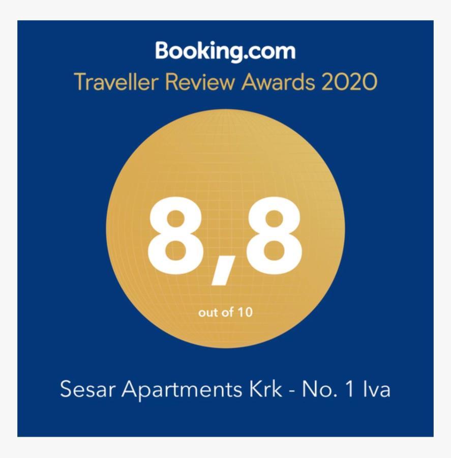 Sesar Apartments Krk - No. 1 Iva Krk Town Eksteriør billede